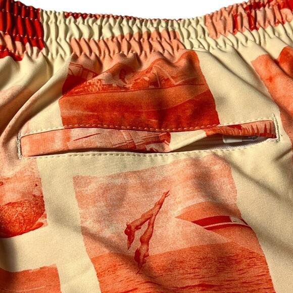 NWT DUVIN BEACH CLUB DRAWSTRING LINED BOARD SHORTS AOP Beach Swim Trunks Size 2X - Picture 8 of 8